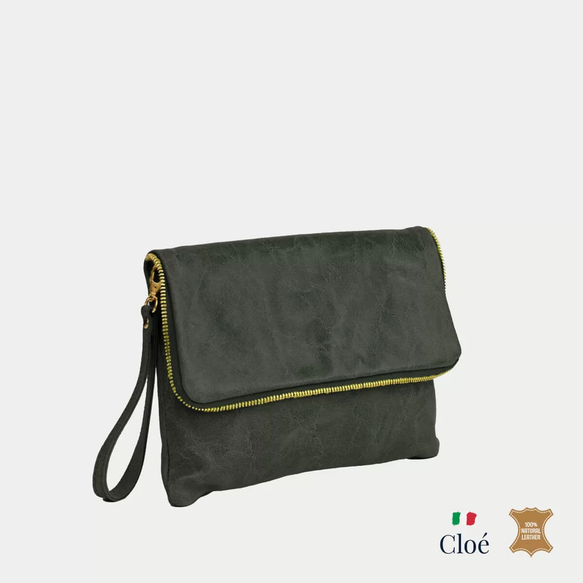 Дамска чанта Silia маслено зелено - Image 2