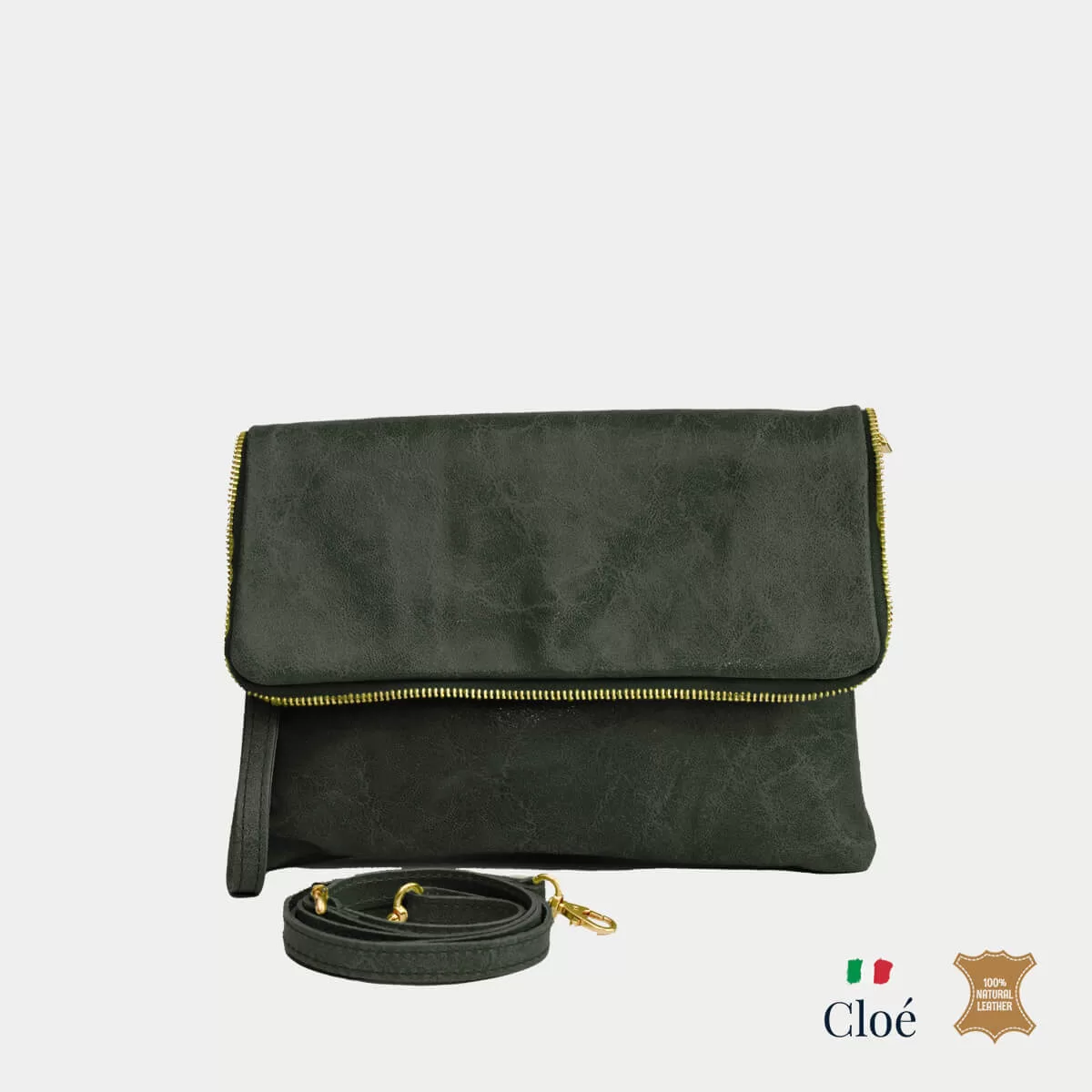 Дамска чанта Silia маслено зелено - Image 3