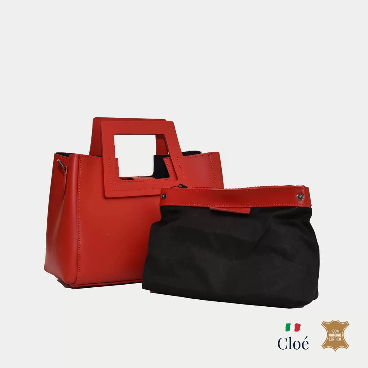 Дамска чанта Belinda червена - Image 5