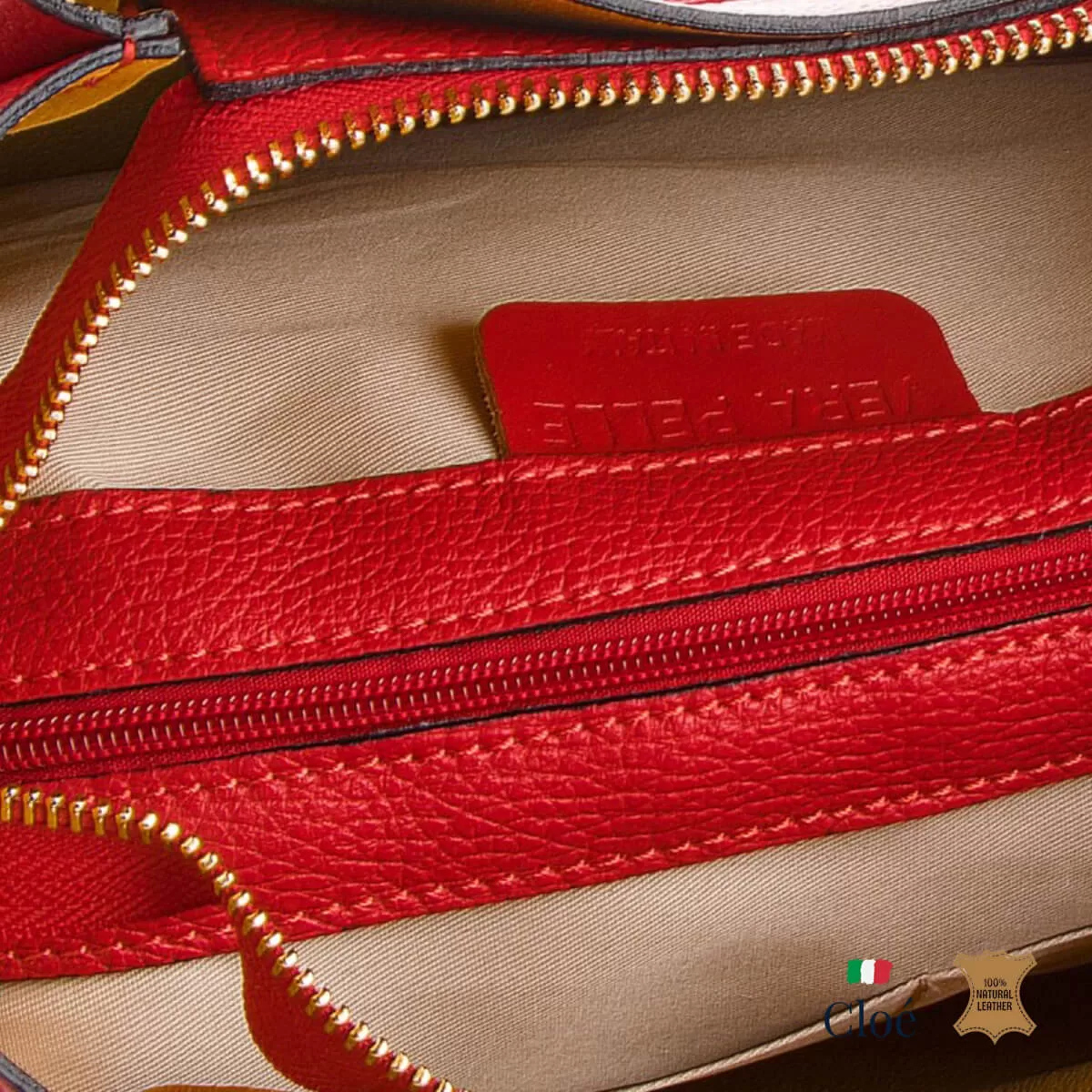 Дамска чанта Olea червено - Image 4