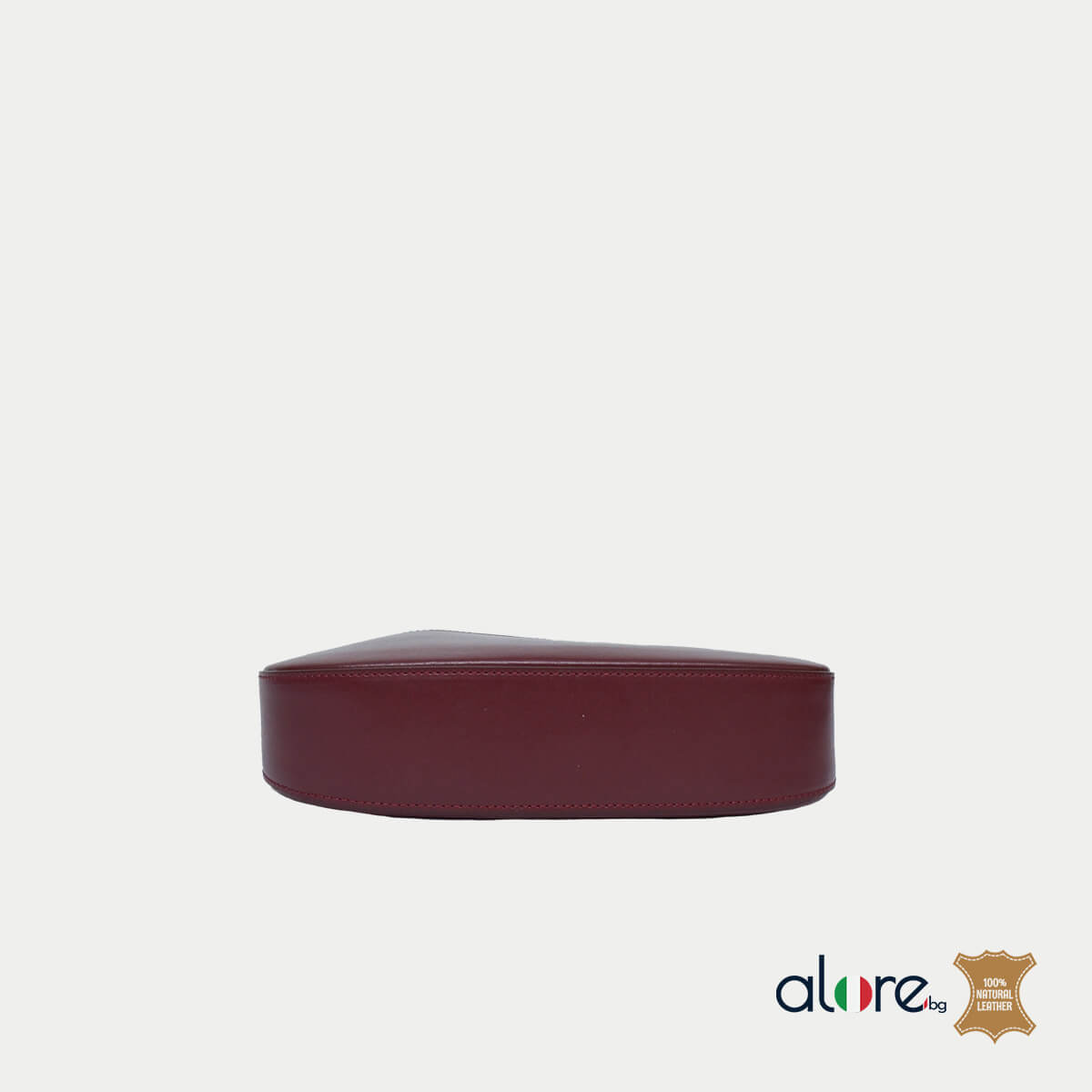 Луксозна италианска дамска чанта Keli бордо - Image 5