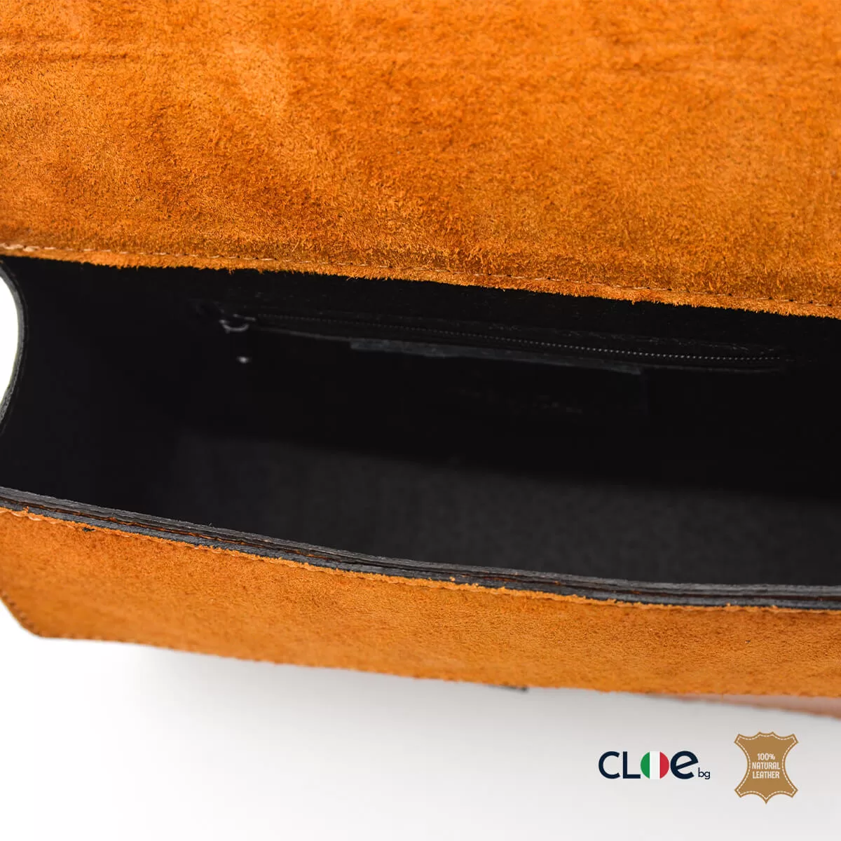 Дамска чанта Lily карамел - Image 6