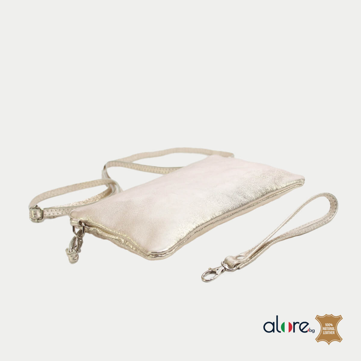 Дамска чанта Melanie злато - Image 3