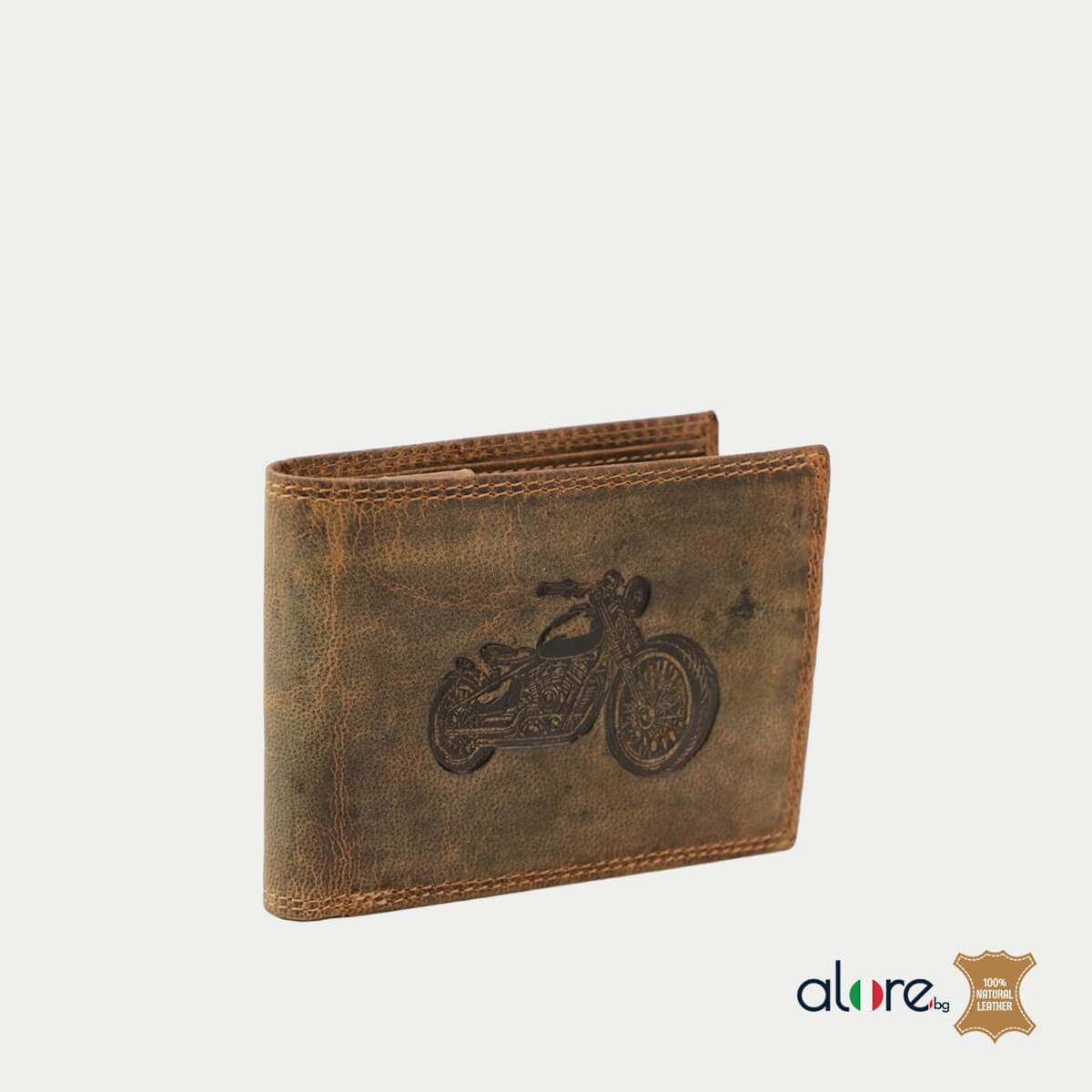 Мъжки портфейл Roote кафяв - Image 3