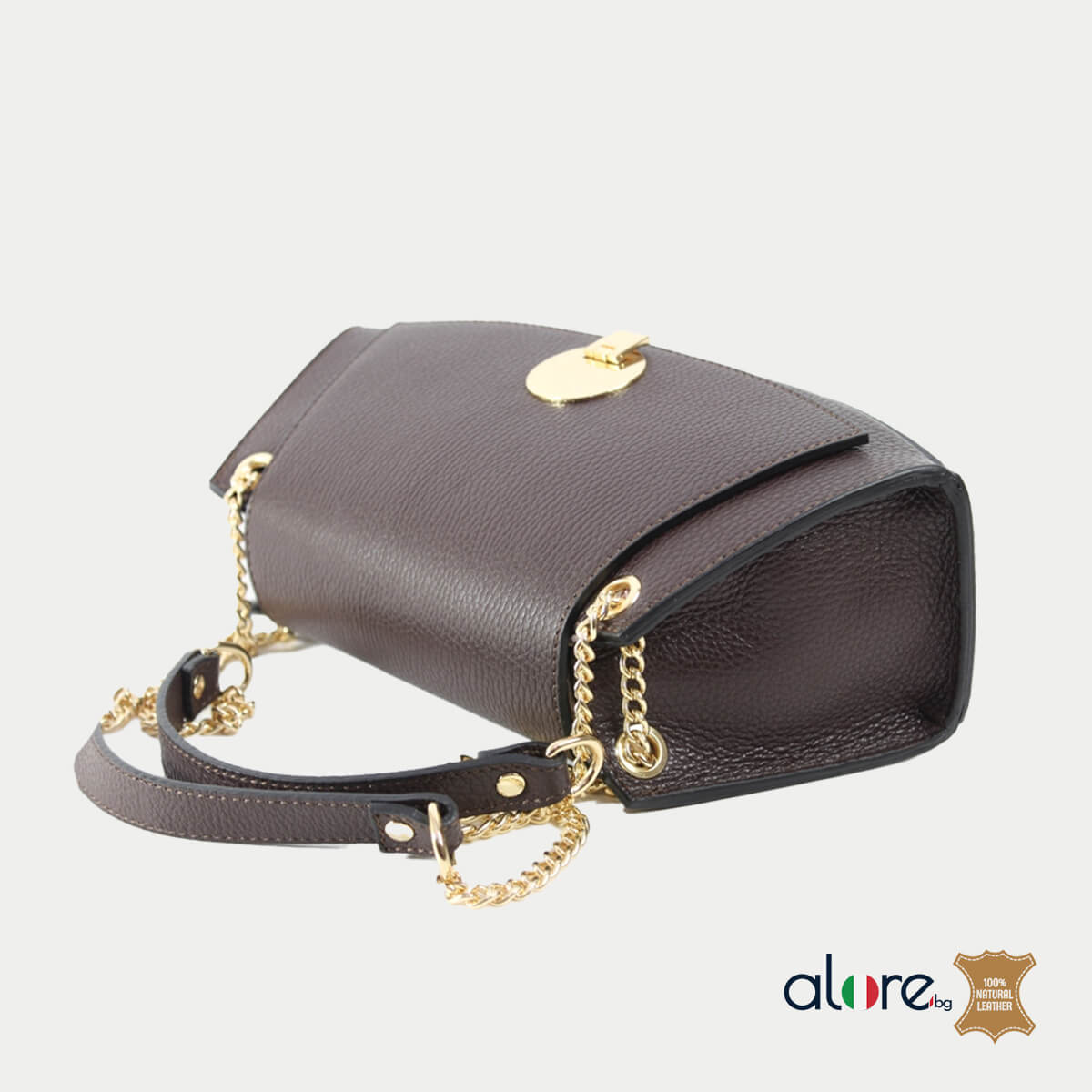 Дамска чанта Electra кафе - Image 4