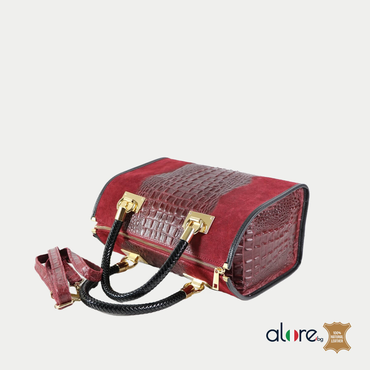 Дамска чанта Kati бордо - Image 5