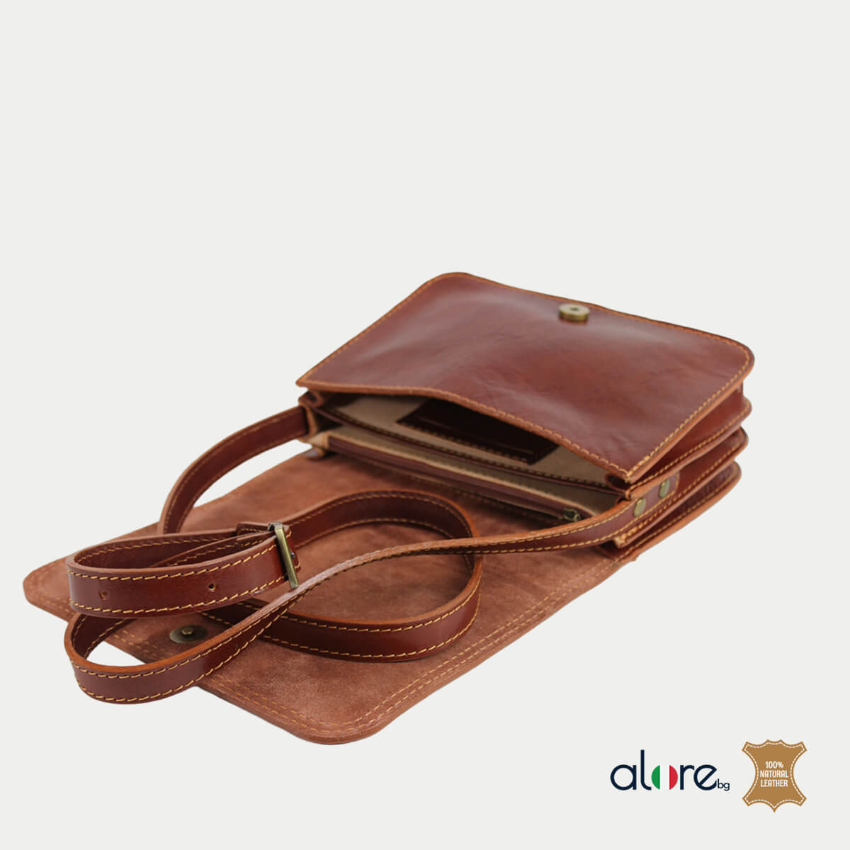 Дамска чанта Giada шоколад - Image 4