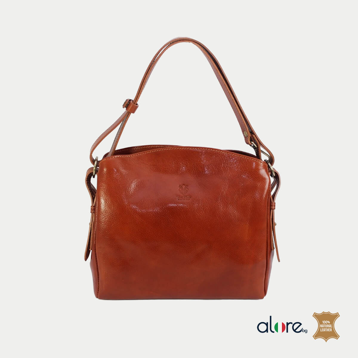 Луксозна дамска чанта Kate Карамел